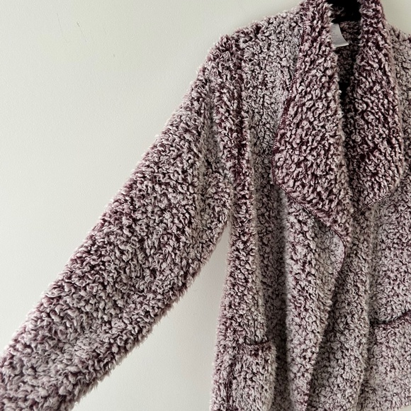 Secret Treasures Plush Sherpa Robe - Lavender - Picture 4 of 16